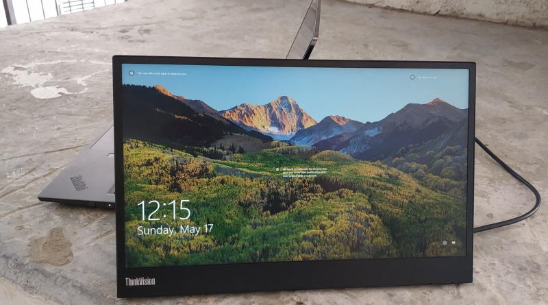 תמונת ThinkVision 14 של לנובו מקדימה