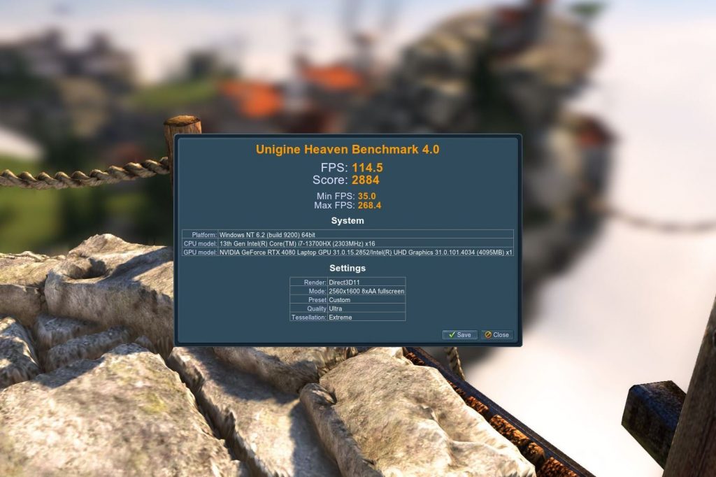 גם אחורה: תוצאות מרהיבות גם במבחן Heaven עם DirectX 11