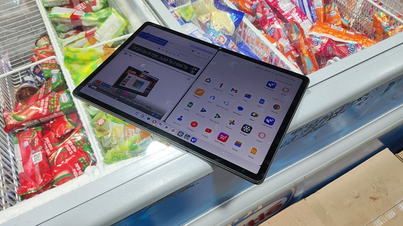 עוד מבט אחד חצוי ודי ב-Tab P12