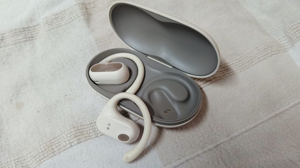 אוזניות הקשת Earbuds 30 גדולות, וגם מארז הטעינה שלהן גדול ממדים