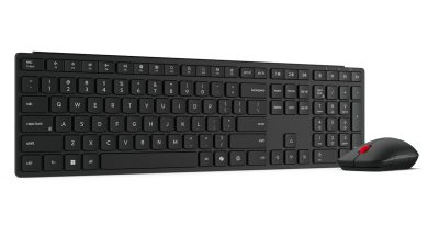 עבודת צוות: Lenovo Keyboard and Mouse 6000 – ערכה אלחוטית לריבוי סביבות עבודה